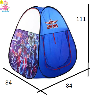 Детская палатка для мальчиков "Супер герои" М3785-1