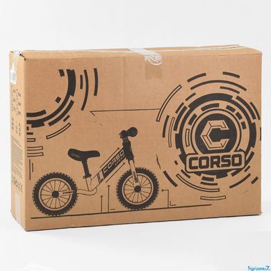 Велобег "CORSO" 10234 стальная рама, колесо 12", надувные колёса