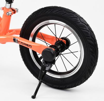 Велобег "CORSO" 24846 стальная рама, колесо 12", надувные колёса