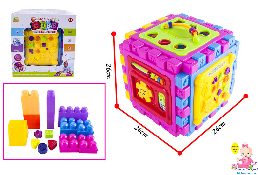 Дитячий розвиваючий кубик 6в1, ВВ321А