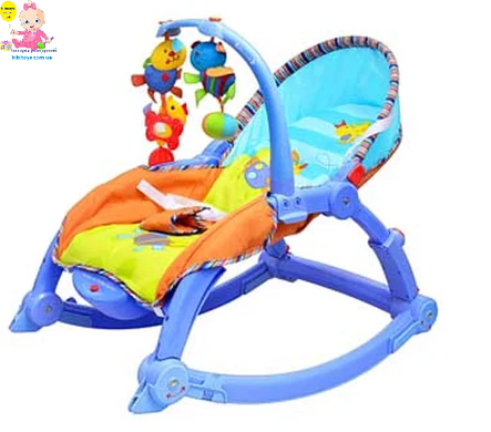 Детская музыкальная кресло-качалка для малышей 7179