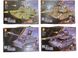 Конструктор FC 4001/4002/4003/4004 “Военный танк”, 385 деталей, подвижные детали