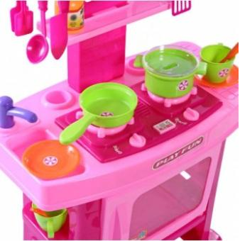 Детская игровая кухня Limo Toy 661-51, звук, свет, размером 61-42-25см