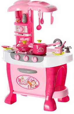 Кухня для девочки 008-801А, высота 69 см (розовая)