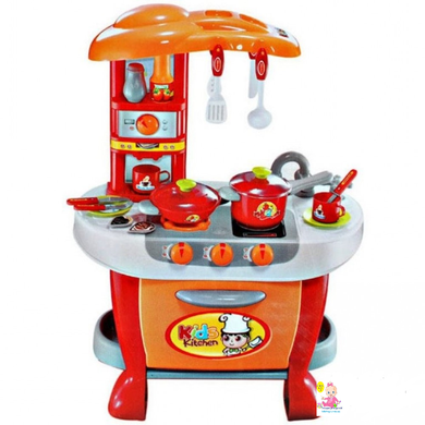 Игровой набор для девочки "Кухня" Limo Toy 008-801А, высота 69 см (коричневая)