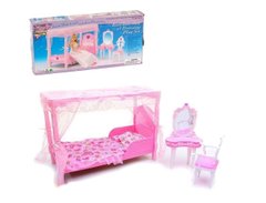 Дитяча іграшкова меблі Глорія Gloria для ляльок Барбі Спальня 2614. Облаштуйте ляльковий будиночок