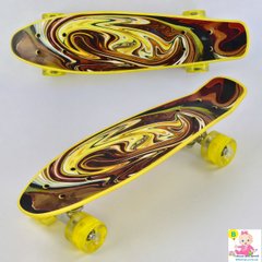 Скейт Пенні Борд для хлопчиків і дівчаток Р 13609 "Best Board",з светящими колесами
