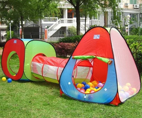 Детская палатка для мальчиков и девочек с туннелям А999-148