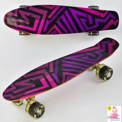Скейт Пенни Борд для девочки F 5490 "Best Board",со светящими колесами