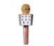 Мікрофон караоке Бездротовий блютуз WS-1688 Bluetooth динамік USB Золотий І Рожевий