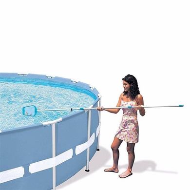 Набор для чистки Intex 28002 (ручка 239 см) для бассейна Голубой